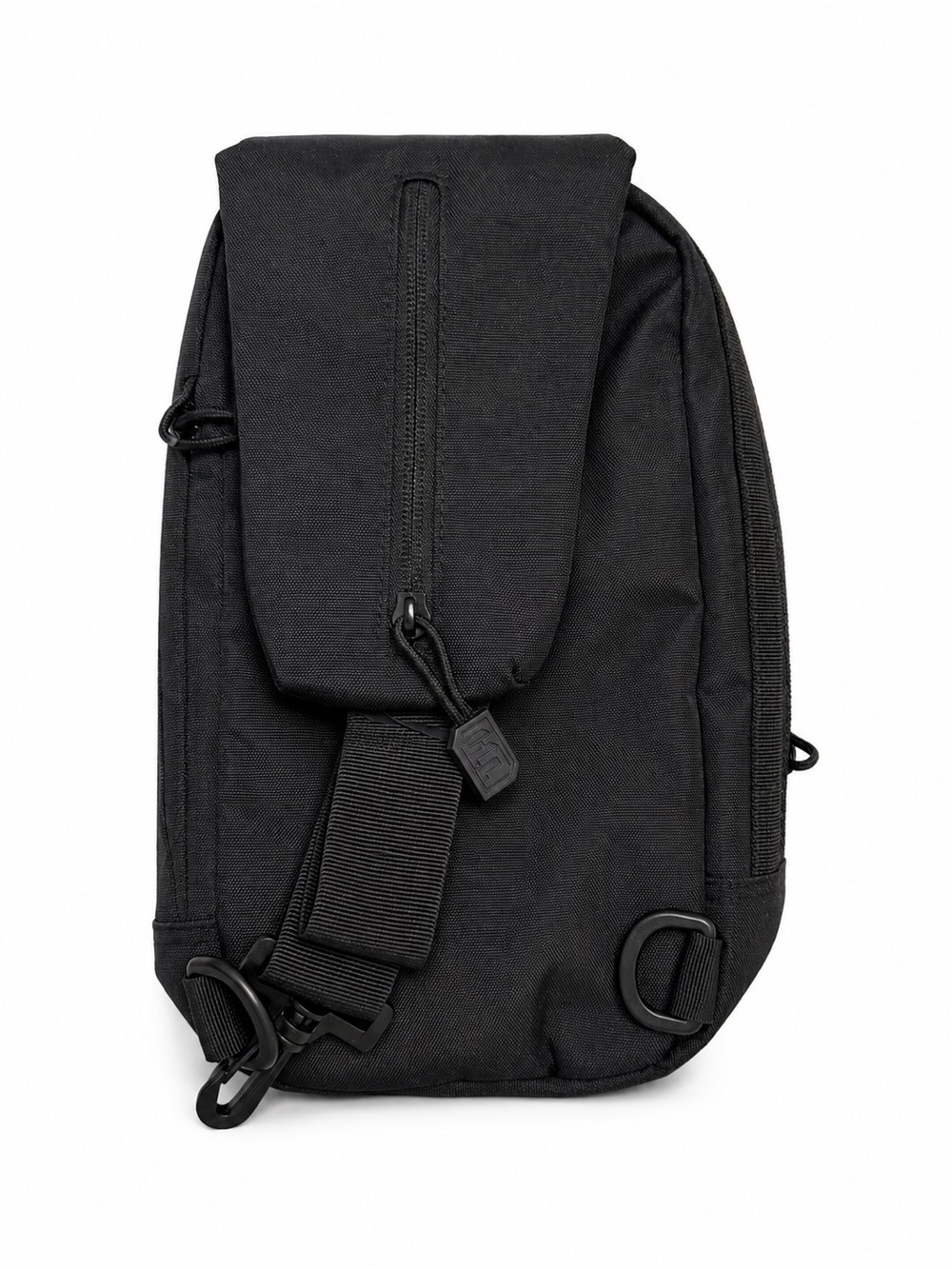 Highland Tactical Black Shoulder Messenger Bag - MOLLE Webbing NWT - Picture 2 of 6